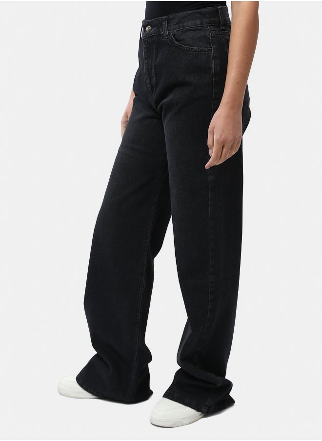 RAVIN Solid Wide Leg Comfy Jeans  - Image 2