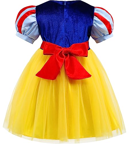 ICECUTE Princess Costumes for Toddler Girls,Princess Dress for Kids,Birthday Halloween Party Dress Up - Image 2