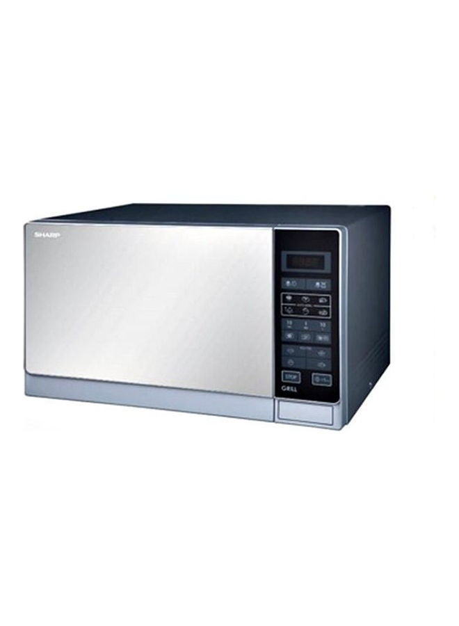 شارب فرن ميكروويف مع شواية 25 L 1000 W R-75MT(S) فضي وأبيض - Image 1