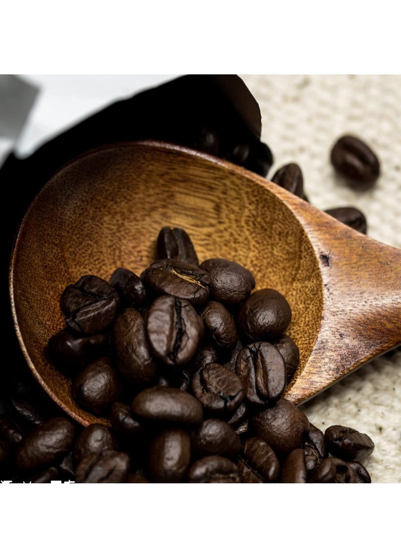 Excefore - Wooden Spoons Coffee Spoons Teaspoons Handmade Wood Tasting Spoon Iced Tea Spoons Mini Stirring Spoon Espresso Mixing Spoon Teaspoon Dessert Honey Spoons Table Spoon - Image 1
