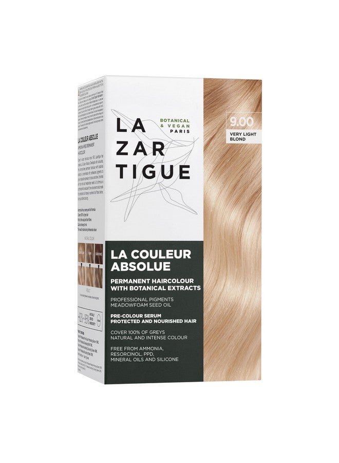 Lazartigue La Couleur Absolue 9.00 Very Light Blond Permanent Haircolour With Botanical Extracts Nourishing Color And Shine Free From Ammonia Ppd Resorcinol Mineral Oils And Silicone Vegan - Image 1