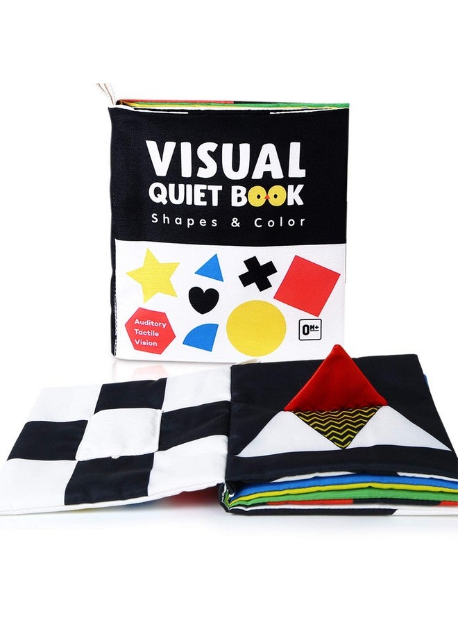 beiens High Contrast Black and White Baby Book - Touch and Feel Crinkle Sensory Toy - Visual Stimulation Interactive Montessori Toys for 0-12 Months Infant Newborn - Baby Gift for Boys Girls - Image 1