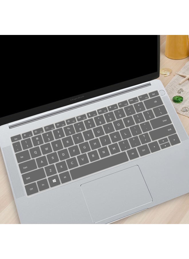 Generic - For Huawei Glory Matebook14 Magicbook Hunter Silicone Keyboard Protective Film Custom-Color:Multicolored Powder (HS-277)-Dimensions:J18 Huawei 14 (keyboard With Camera Hole) - Image 1