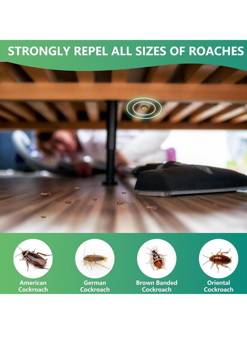 Generic NALACAL Roach Bait Stations, Natural Cockroach Repellent, Roach Traps Indoor/Outdoor Use, Roach Killer Indoor Infestation for Small  Large Roaches, Non-Toxic, Long Lasting Protection (36 PCS)  - Image 2