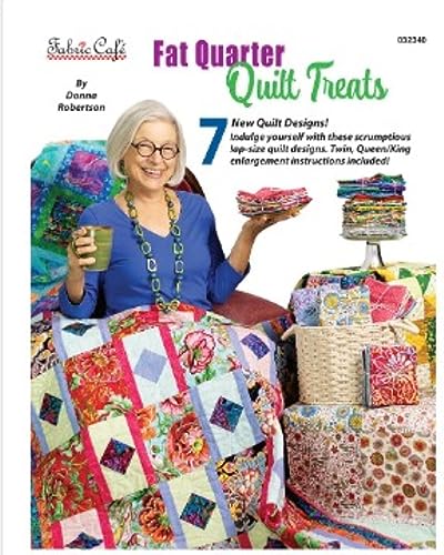 Fabric Cafe Fat Quarter Quilt Treats Pattern Book by Donna Robertson - Image 1