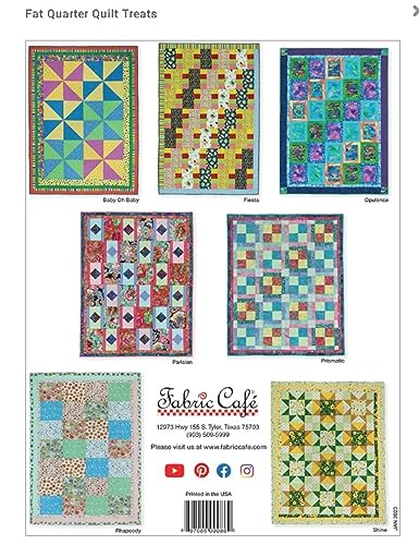 Fabric Cafe Fat Quarter Quilt Treats Pattern Book by Donna Robertson - Image 2