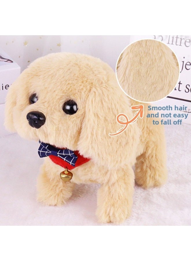 Electronic Pet Dog Walking Calling Simulation Electric Plush Doll Dog Wagging Tail Doll Children's Toy Gift-Color:Saint Bernard -Specifications:Bagged  - Image 3