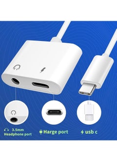 Generic USB-C to 3.5mm Headphone and Charger Adapter – Dual Function Audio & Fast Charging  - Image 2