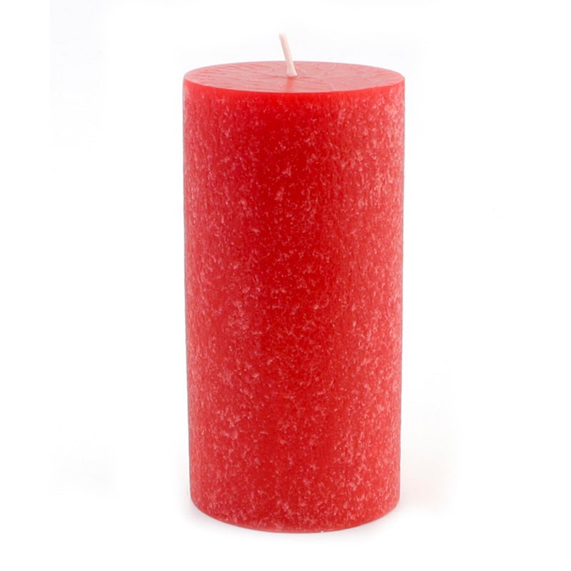 Root Candles Unscented Candles Premium Beeswax Blend Pillar Candle, 3 x 6-Inches, Red - Image 5