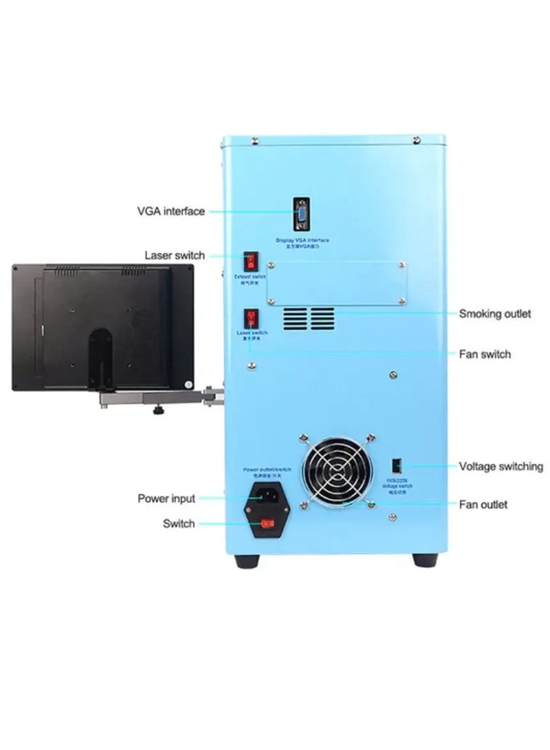 SS-890B Plus Multifunctional Fiber Laser Marking Machine Remove Back Cover Mobile Phone Wireless Control Laser Marking Auto Focus  - Image 4