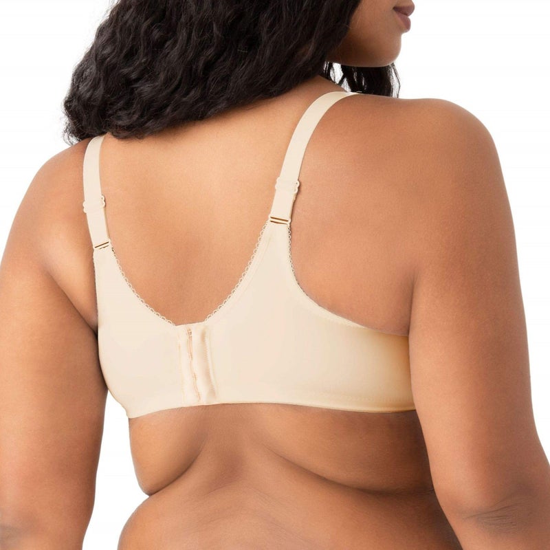 Wacoal Women's Basic Beauty Unlined Full Figure Underwire Bra, Naturally Nude, 34G - Image 4