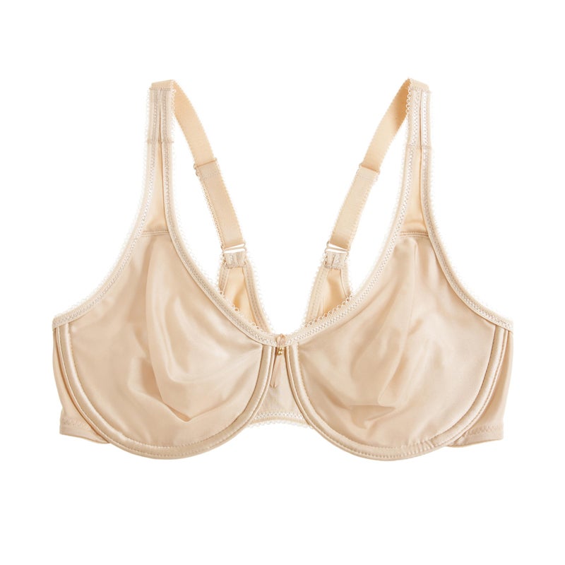 Wacoal Women's Basic Beauty Unlined Full Figure Underwire Bra, Naturally Nude, 34G - Image 3