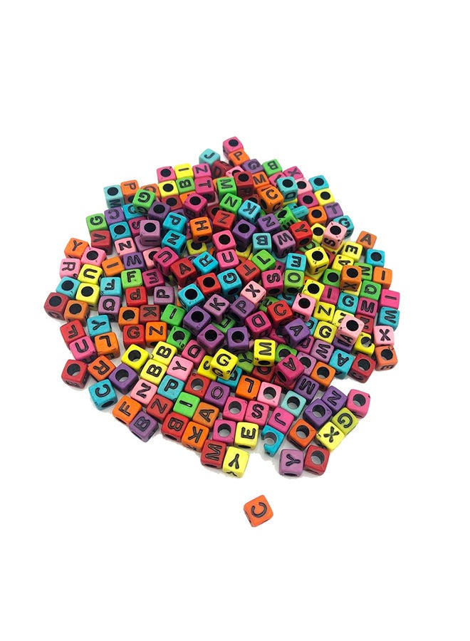 نيبمينينت مجموعة خرز على شكل مكعب الحروف الأبجدية يمكنك صنعها بنفسك مكونة من 2000 قطعة 0.6x0.6سم - Image 1