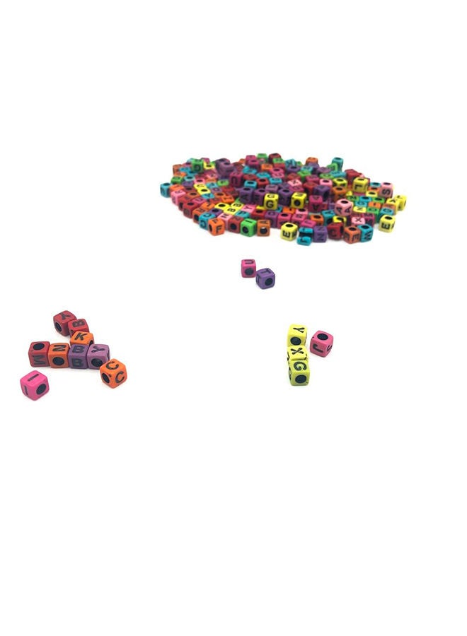 نيبمينينت مجموعة خرز على شكل مكعب الحروف الأبجدية يمكنك صنعها بنفسك مكونة من 2000 قطعة 0.6x0.6سم - Image 2