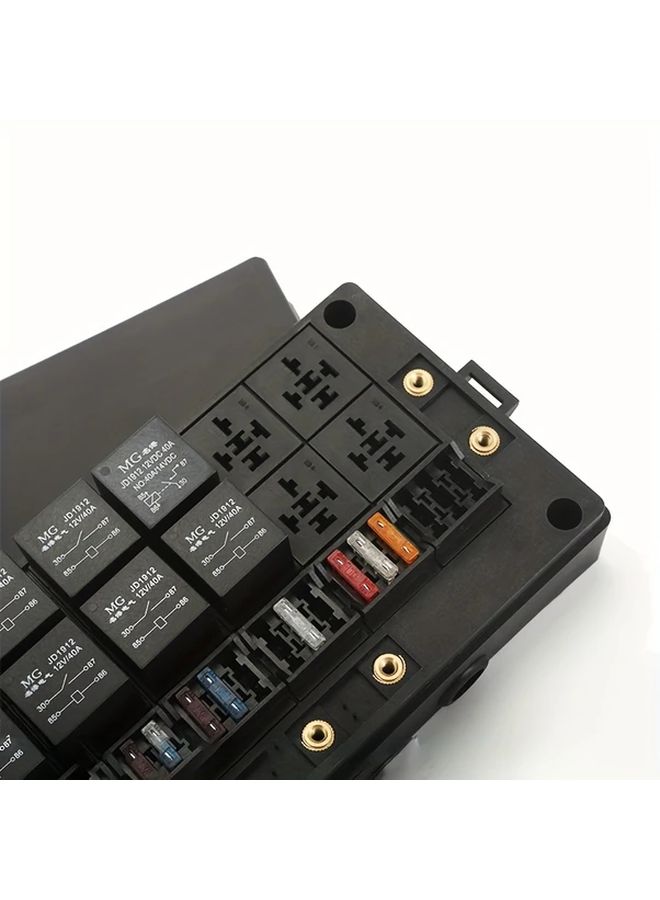 24 Way High Current Fuse Box 12V 5PIN For Car Bus RV Audio System Spotlight 36V Max Voltage ABS Resin Detachable Accessories Car Electrical Parts Replacement - Image 5