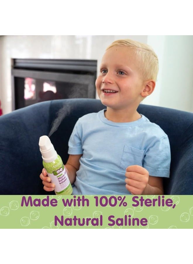 Boogie Micro-Mist Saline Inhaler Refill, Baby Nose Congestion Relief, Nasal Spray for Kids, Pediatrician Recommended, HSA/FSA Eligible, Unscented, 1.7 oz (Pack of 2) - Image 5