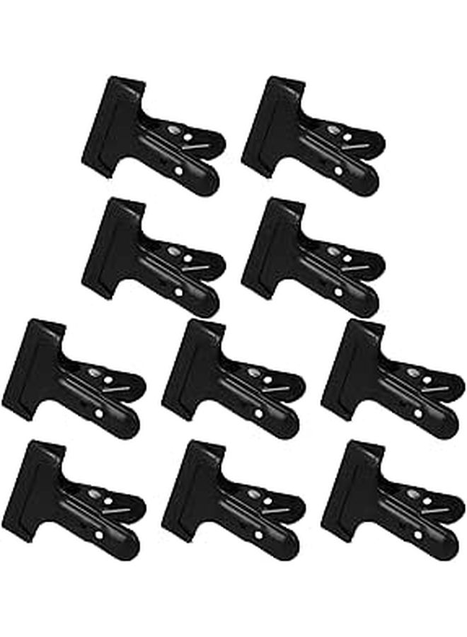 TEHAUX 10 Pieces Heavy Duty Spring Clamps For Photography Backdrops Metal Background Clips With Rubber Tips Non Slip Fastener Clamps For Photo Studio And Video Shooting - Image 1