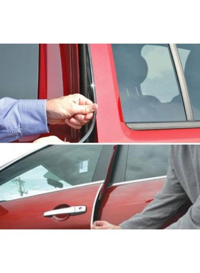 بروماس شريط زخرفي لباب السيارة بطول 5.2 متر - واقي مطاطي لحافة باب السيارة - Image 2