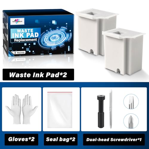 SUBLIMAKER Waste Ink Pad Replacement with Reset Software for Ecotank ET-2800 ET-4800 ET-2720 ET-2803 ET-2400 ET-4700 2800 4800 2720 2803 ET2800 ET4800 Printer, Maintenance Box with Reset Software (2 Packs) - Image 5