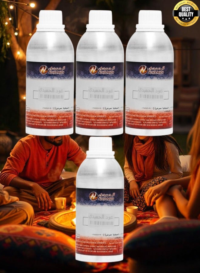 ALHAMIDI 4 Pieces Oud Al Hamidi 500ML - Image 1