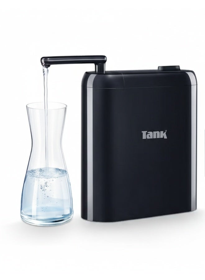 Tank Pro 6-Function Water Filter - Compact Design with Digital Timer - Black