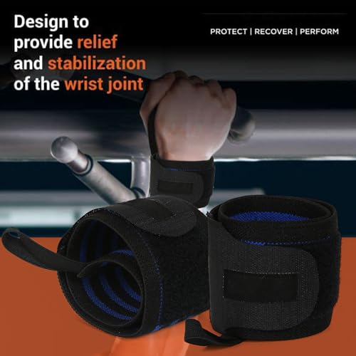 Shapewell Wrist Wraps for Gym| Wrist Supporters/Bands Weightlifting, Powerlifting, and Bodybuilding| Gym Strapsfor Wrist Support During Workouts (Power Wrist Wraps) - Image 5