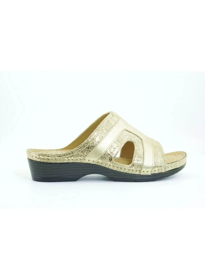 Zayna 221-3156 Zayna Woman Textured Double Strap Sandals 88998-36 Bordo