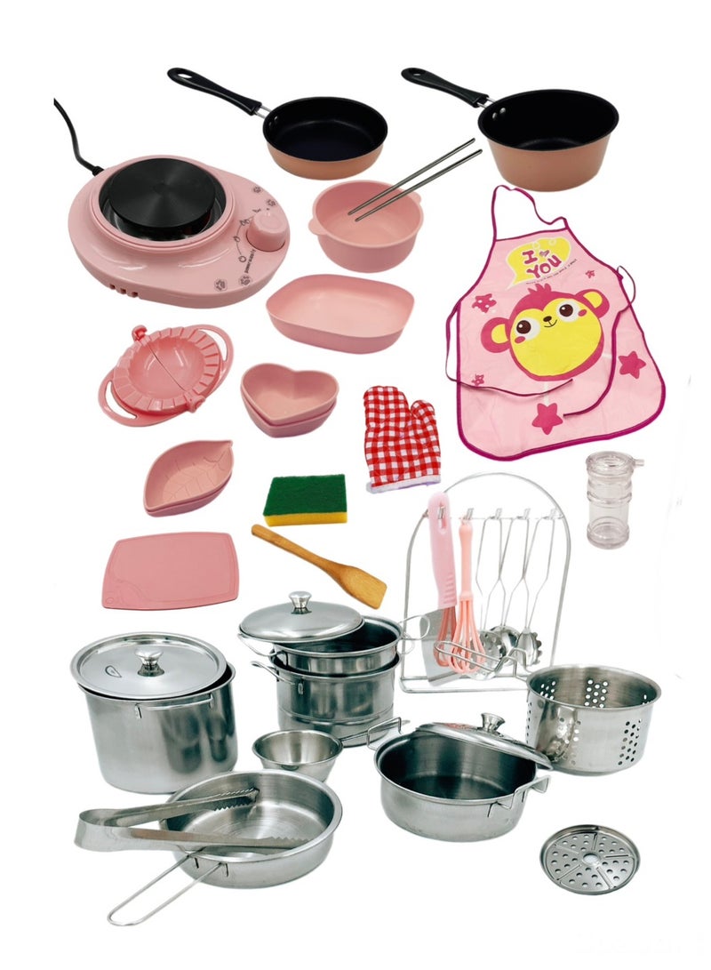 Real cooking kitchen for kids under parental supervision - 37 pieces - Image 1