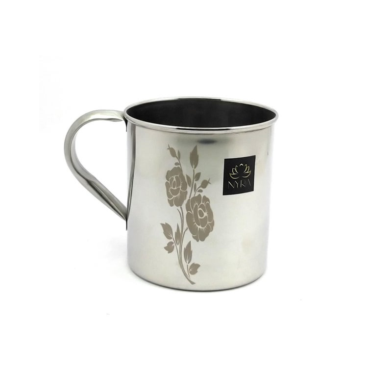 NYRA® Stainless Steel Laser Printed Mug with Glossy Finish – 900 ML - Image 5
