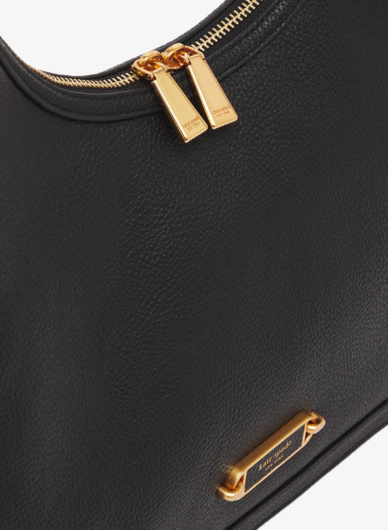 كيت سبيد حقيبة كتف بسحاب وتفاصيل شعار - Image 4