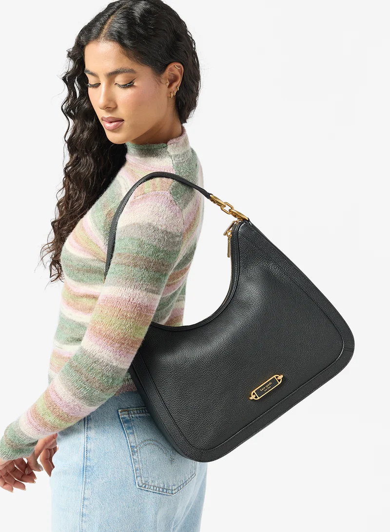 Kate Spade  Logo Detail Zip Through Shoulder Bag for Women | Best Price UAE