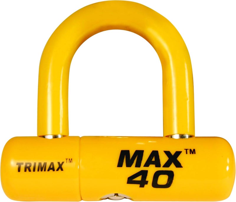 Trimax MAX40YL Motorcycle Disc U-Lock - Image 1