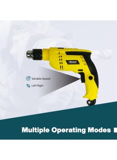 Roxon Heavy Duty Impact Drill Machine 500W, Chuck 13mm Premium Quality Drilling Machine 220-240V/50-60Hz/2800rpm  - Image 5