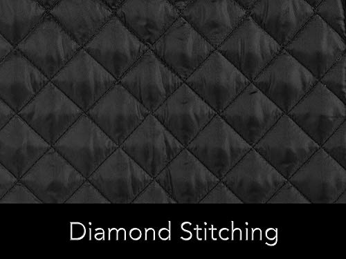 JIAKAI 4 slice Toaster Cover, Polyester Fabric Quilted Four Slice Toaster Appliance Dust-proof Cover For Kitchen Small Appliance Dust and Fingerprint Protection ( Black) - Image 3