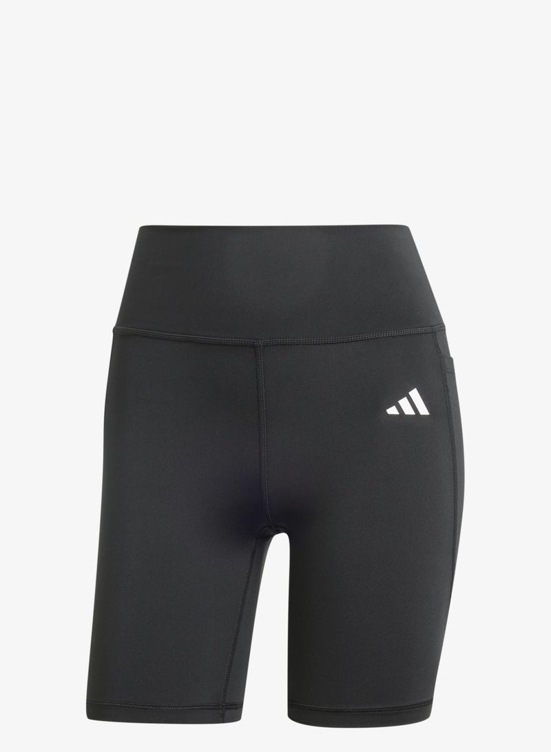 Adidas Optimé Essentials Stash Pocket 7-Inch Short Leggings - Image 2