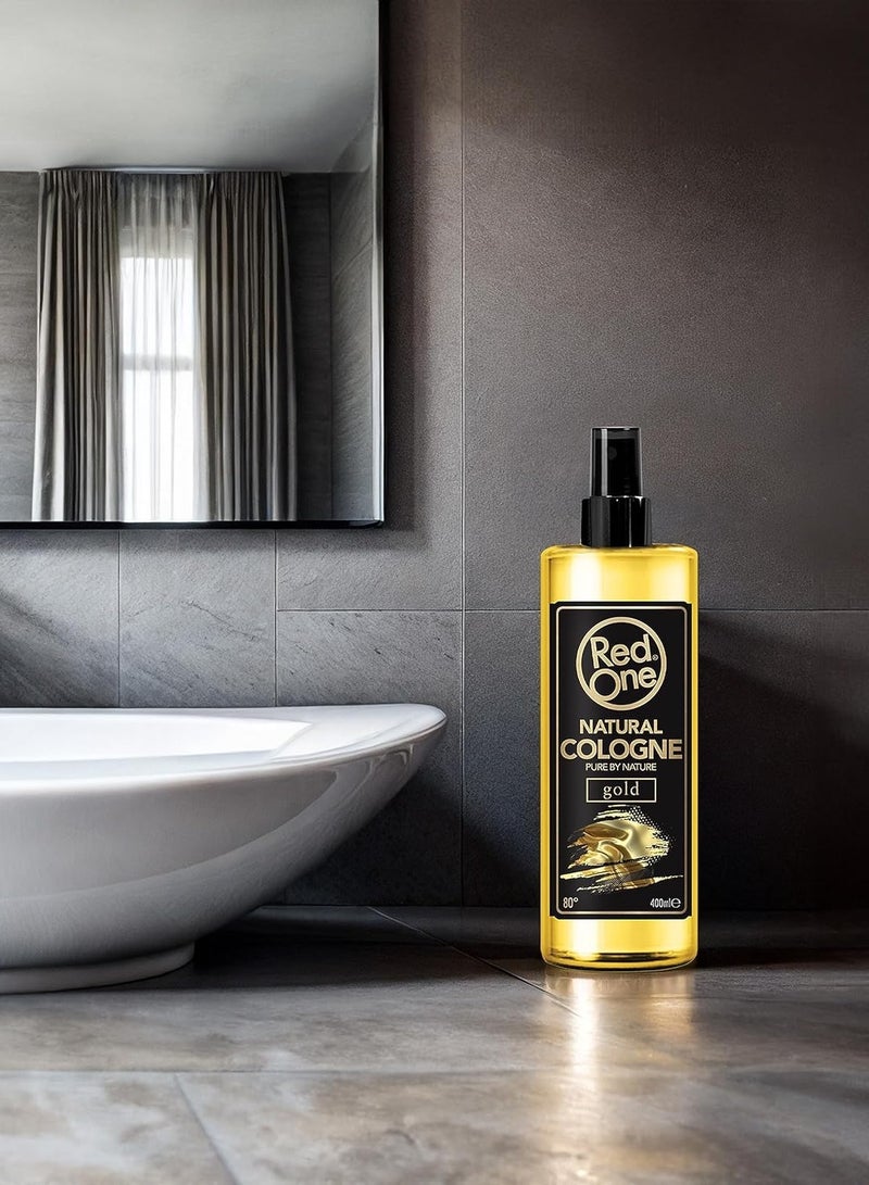ريد ون بخاخ كولونيا ما بعد الحلاقة جولد 400 مل – انتعاش يدوم طويلاً وإحساس بالتبريد - Image 2