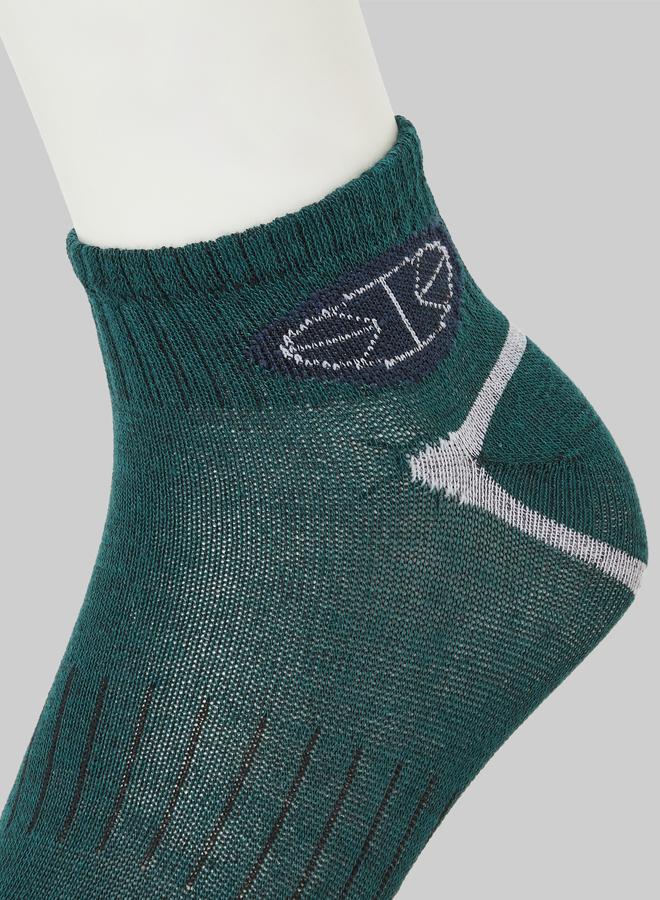 Styli Pack of 5- Printed Detail Ribbed Cuff Ankle Socks - Image 3
