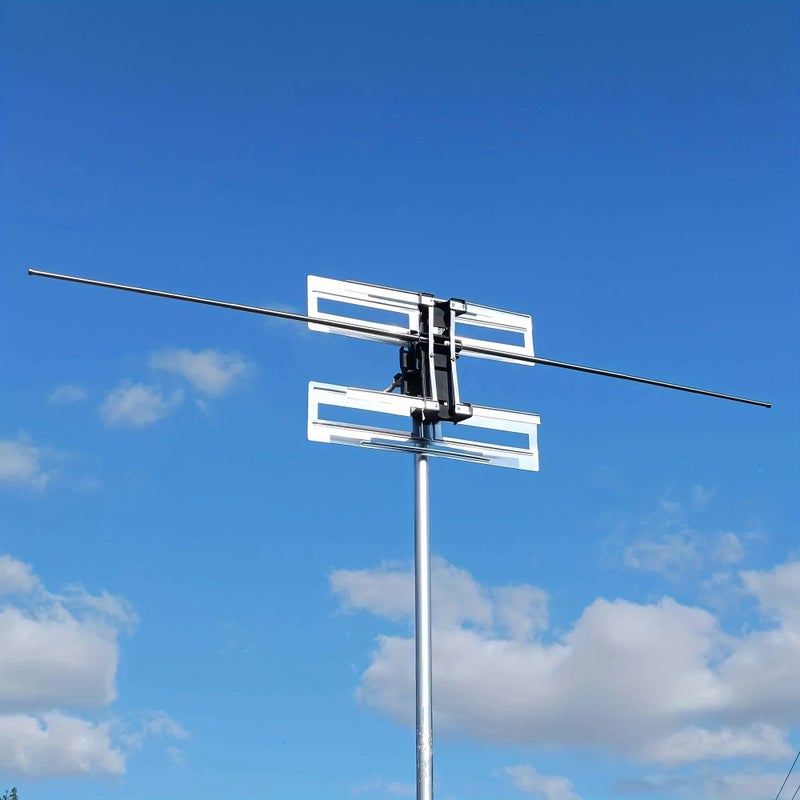 VHF UHF FM Broadcast Television Phased Array Antenna Model TLTEN A Supports Terrestrial High Standard Definition TV Signals 170 860Mhz FM Radio 85 108Mhz 33 Feet Coaxial Cable 75 Ohm Output - Image 4