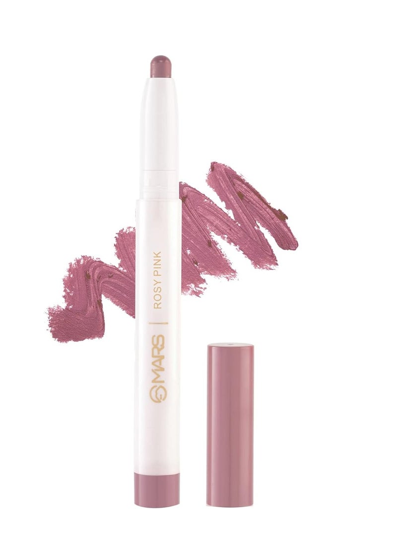 مارس قلم تحديد الشفاه بوبينز طويل الأمد قابل للسحب من مارس، 1.3 جم 04 روزي - Image 1