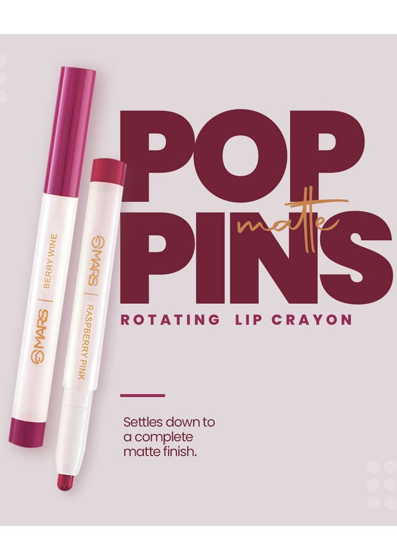 مارس قلم تحديد الشفاه بوبينز طويل الأمد قابل للسحب من مارس، 1.3 جم 04 روزي - Image 4