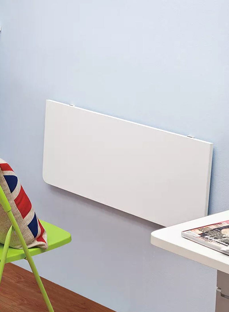 Sharpdo Multifunctional Wall Mounted Folding Computer Desk Kitchen Countertop Space Saver White 80*40cm - Image 2