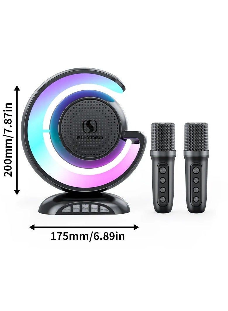 مكبر صوت Lightshow لاسلكي مزود بميكروفونين لاسلكيين - Image 2