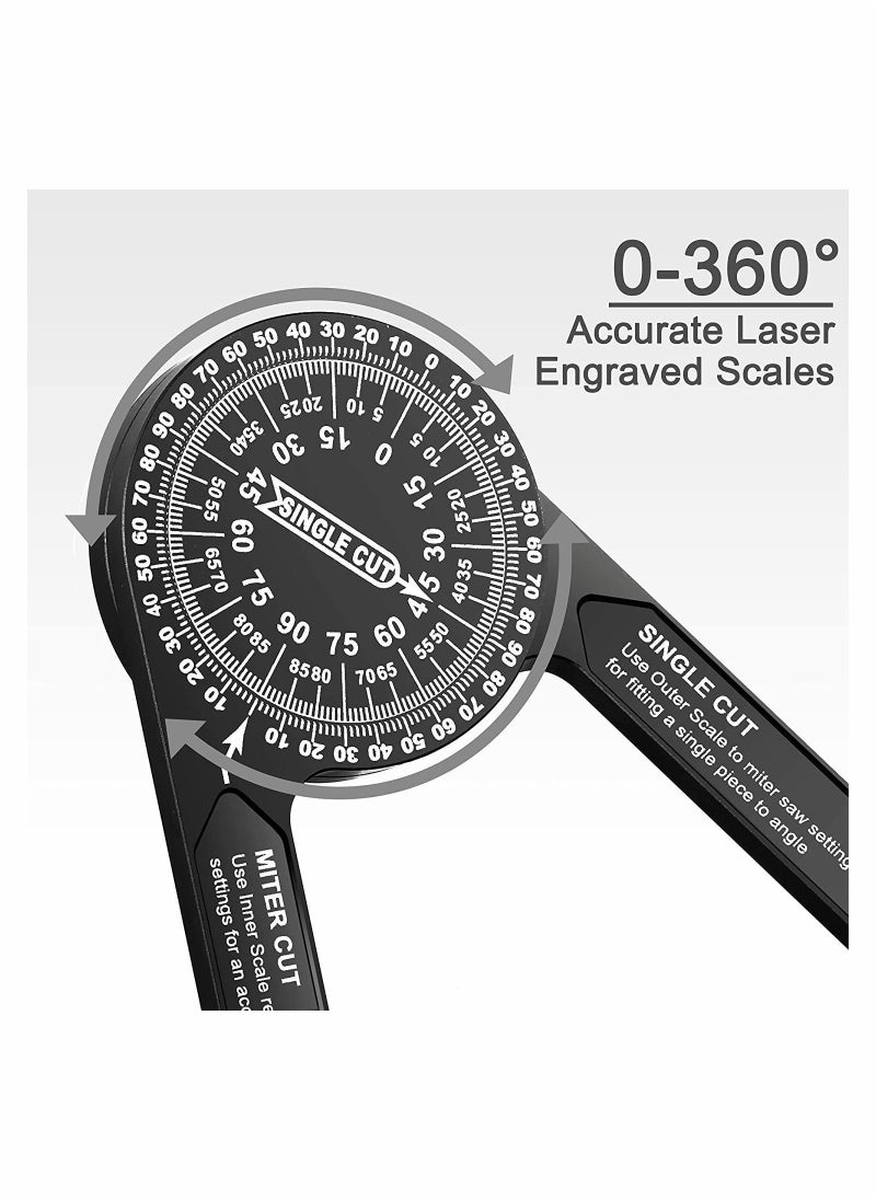Y&D - Miter Protractor Angle Finder, 7 inch Finder - Image 1