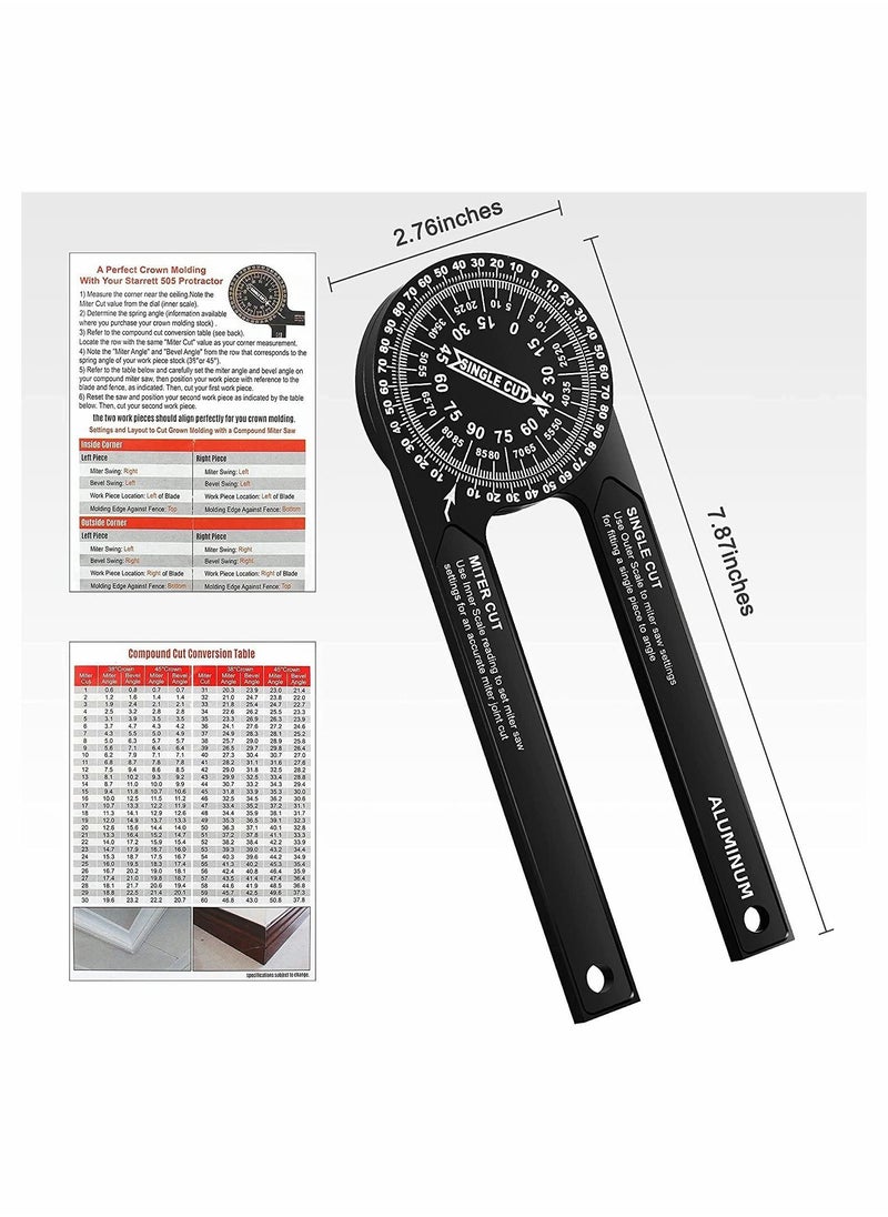 Y&D - Miter Protractor Angle Finder, 7 inch Finder - Image 1