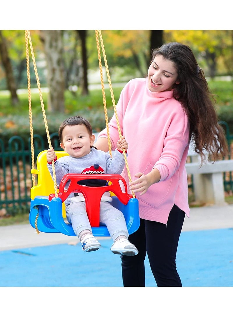 DubaiGallery Swing Three-in-one Children's Swing Seat Hanging Swing Suit Suitable for Indoor and Outdoor Use Baby to Youth Swing Seat  - Image 4