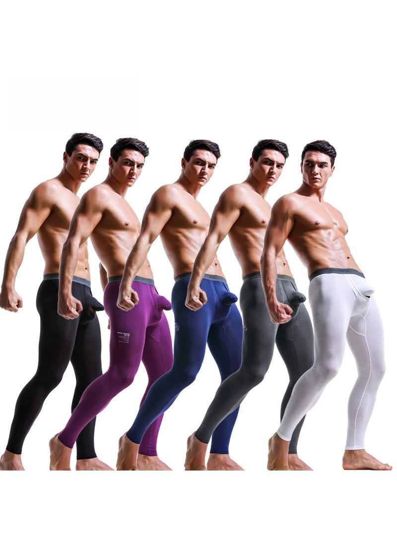 Generic - Mens Autumn Thermal Compression Tights Grey - Image 1