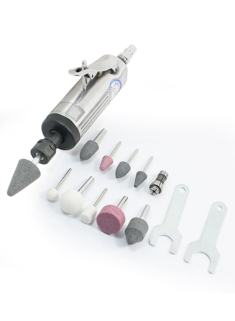 Air Powered Grinding Performance With Bag And Sanding Pads - Image 2