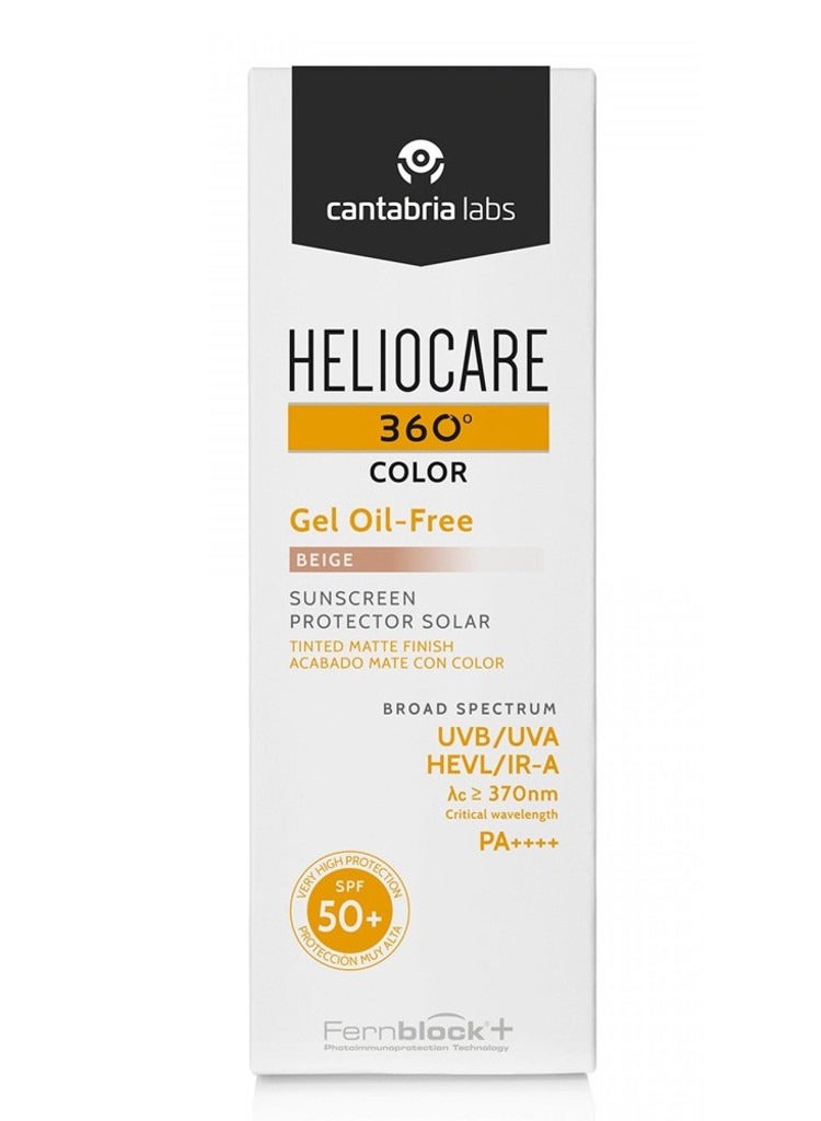 Heliocare 360º Gel Oil-Free SPF50+ Color with Mattifying Action Beige 50ml - Image 2