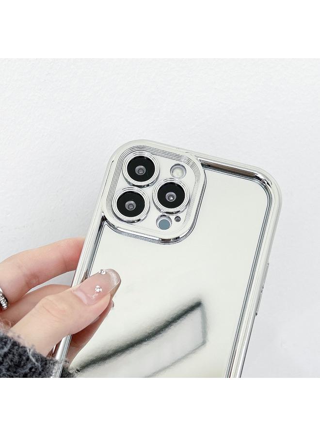 Zaboon Case For iPhone 12 Electroplated Mirror Straight Edge TPU Phone Case - Image 4