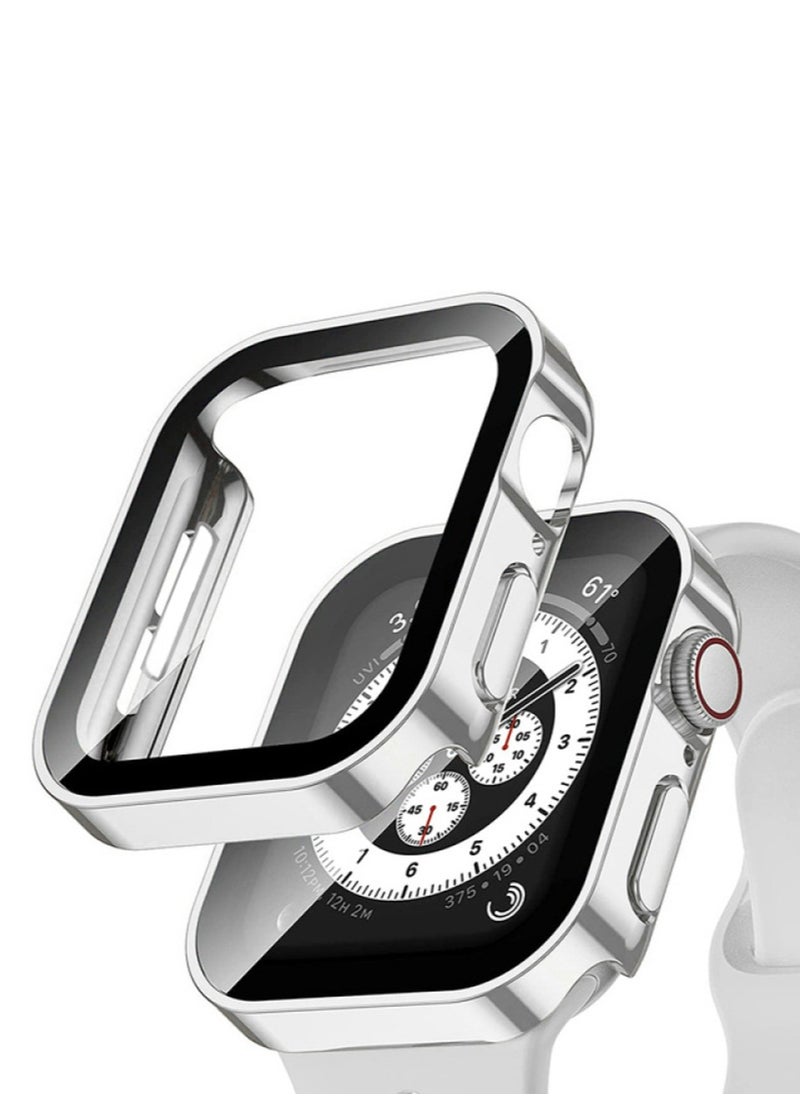 Generic - Case Compatible with Apple Watch 41mm Series 8/ 7/9 with Built-in Tempered Glass Screen Protector, Full Coverage Hard PC Ultra-Thin Protective Cover for iWatch - Image 1